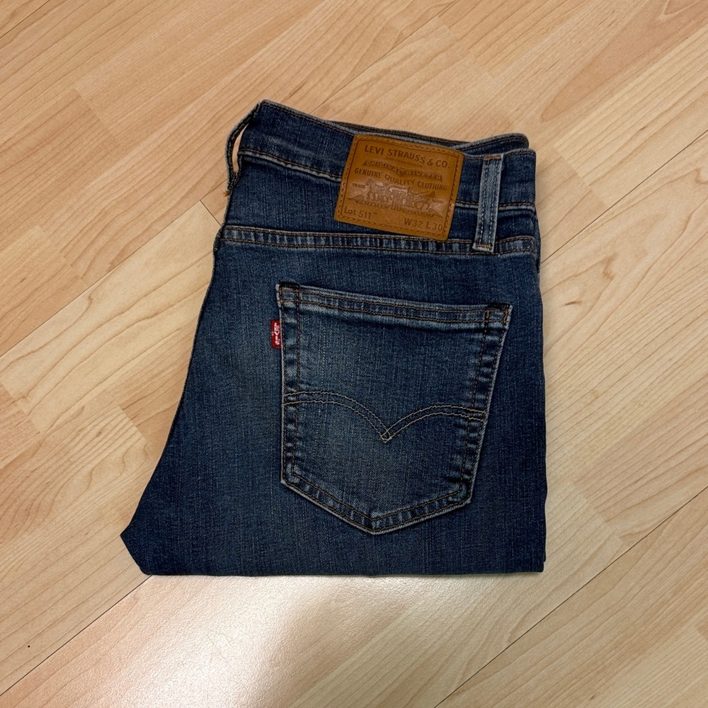 Levi's Dark Blue Denim Jeans